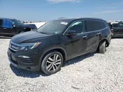 Salvage cars for sale at Taylor, TX auction: 2017 Honda Pilot Elite