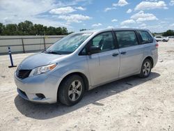 Salvage cars for sale at New Braunfels, TX auction: 2011 Toyota Sienna Base