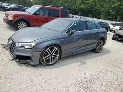 Salvage cars for sale at North Billerica, MA auction: 2018 Audi A3 Premium Plus