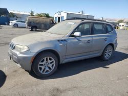 Salvage cars for sale at San Martin, CA auction: 2007 BMW X3 3.0SI