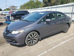 Salvage cars for sale at Moraine, OH auction: 2015 Honda Civic EXL