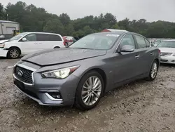 2019 Infiniti Q50 Luxe en venta en Mendon, MA