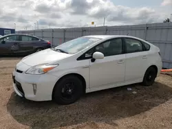 Salvage cars for sale at Greenwood, NE auction: 2015 Toyota Prius