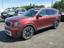 Salvage cars for sale at Denver, CO auction: 2024 KIA Telluride SX