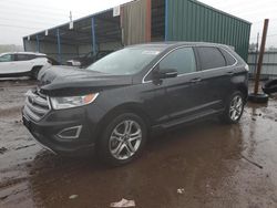 Salvage cars for sale at Colorado Springs, CO auction: 2015 Ford Edge Titanium