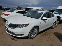 Salvage cars for sale at Brighton, CO auction: 2013 Lincoln MKS