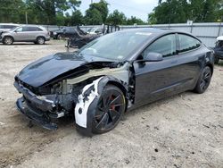 Salvage cars for sale at Hampton, VA auction: 2024 Tesla Model 3