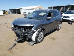 Salvage cars for sale at Brighton, CO auction: 2017 Nissan Rogue SV