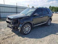 Salvage cars for sale at Lumberton, NC auction: 2016 Ford Explorer Limited