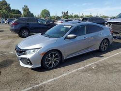 Salvage cars for sale at Van Nuys, CA auction: 2019 Honda Civic SI