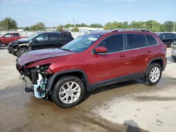 Salvage cars for sale at Louisville, KY auction: 2017 Jeep Cherokee Latitude