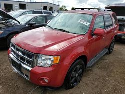 Ford salvage cars for sale: 2010 Ford Escape Limited