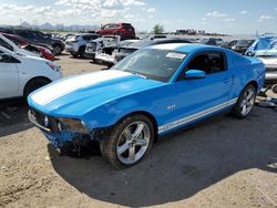 Ford salvage cars for sale: 2012 Ford Mustang GT