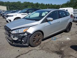 Salvage cars for sale at Exeter, RI auction: 2017 Ford Focus SE