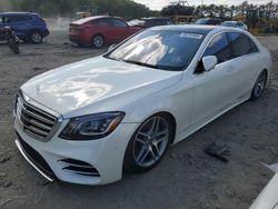 Mercedes-Benz salvage cars for sale: 2020 Mercedes-Benz S 560 4matic