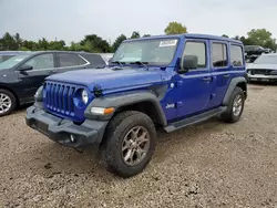 Salvage cars for sale at Elgin, IL auction: 2020 Jeep Wrangler Unlimited Sport