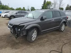 Salvage cars for sale at Bowmanville, ON auction: 2018 Dodge Journey GT