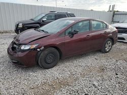 Salvage cars for sale at Columbus, OH auction: 2013 Honda Civic LX