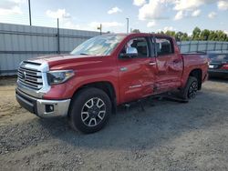 Toyota Tundra Crewmax Limited salvage cars for sale: 2021 Toyota Tundra Crewmax Limited