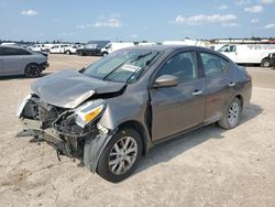 Salvage cars for sale at Houston, TX auction: 2017 Nissan Versa S