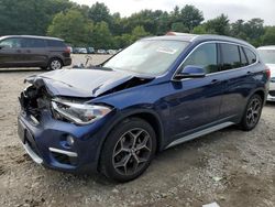 Salvage cars for sale at Mendon, MA auction: 2017 BMW X1 XDRIVE28I