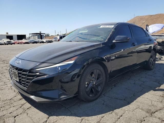 2021 Hyundai Elantra Blue