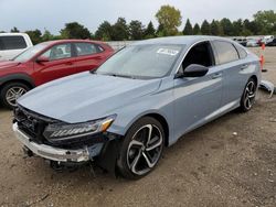 Salvage cars for sale at Elgin, IL auction: 2022 Honda Accord Sport