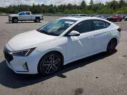 Salvage cars for sale at Windham, ME auction: 2020 Hyundai Elantra Sport