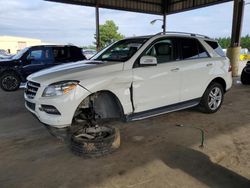 Mercedes-Benz salvage cars for sale: 2013 Mercedes-Benz ML 350