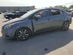 Salvage cars for sale at Wilmer, TX auction: 2021 Nissan Versa SV