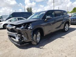 Salvage cars for sale at Miami, FL auction: 2020 Toyota Highlander L