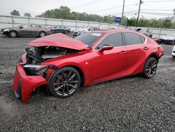 Salvage cars for sale at Hillsborough, NJ auction: 2022 Lexus IS 350 F Sport