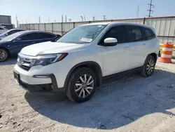 Salvage cars for sale at Haslet, TX auction: 2021 Honda Pilot EXL