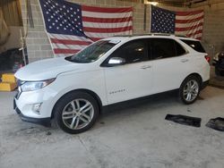 Salvage cars for sale at Columbia, MO auction: 2018 Chevrolet Equinox Premier