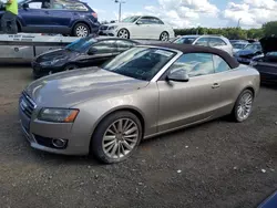 Salvage cars for sale at East Granby, CT auction: 2011 Audi A5 Premium Plus