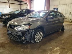 Salvage cars for sale at Lansing, MI auction: 2017 Nissan Sentra S