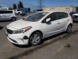 Salvage cars for sale from Copart Hayward, CA: 2017 KIA Forte LX