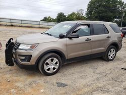 Ford Explorer salvage cars for sale: 2017 Ford Explorer Police Interceptor