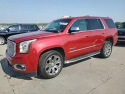 Salvage cars for sale at Grand Prairie, TX auction: 2015 GMC Yukon Denali