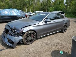 Salvage cars for sale at Cookstown, ON auction: 2018 Mercedes-Benz C 300 4matic