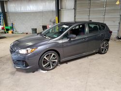 Salvage cars for sale from Copart Chalfont, PA: 2022 Subaru Impreza Sport