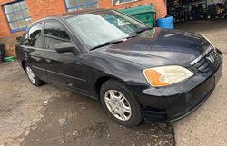 Honda salvage cars for sale: 2001 Honda Civic LX