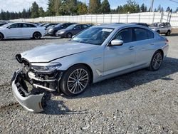 Vehiculos salvage en venta de Copart Graham, WA: 2018 BMW 530XE