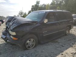 Chevrolet salvage cars for sale: 2001 Chevrolet Tahoe K1500