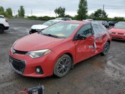 Salvage cars for sale at Montreal Est, QC auction: 2016 Toyota Corolla L