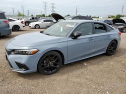 Salvage cars for sale from Copart Elgin, IL: 2022 Honda Civic Sport