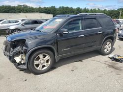 Salvage cars for sale at Exeter, RI auction: 2008 GMC Acadia SLT-2