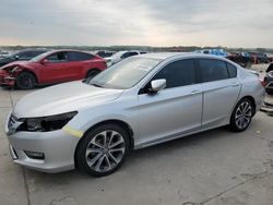 Honda salvage cars for sale: 2015 Honda Accord Sport