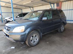 Salvage cars for sale at Colorado Springs, CO auction: 2005 Honda Pilot EXL