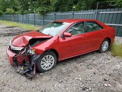 Salvage cars for sale at Candia, NH auction: 2013 Toyota Camry L